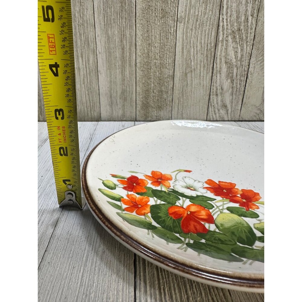 Vtg Ranmaru Asian Song Salad Plates Ceramate Stoneware 3930 JAPAN - Set of 2 - Picture 9 of 9